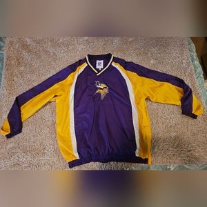 NFL VIKINGS XL PULL OVER JACKET